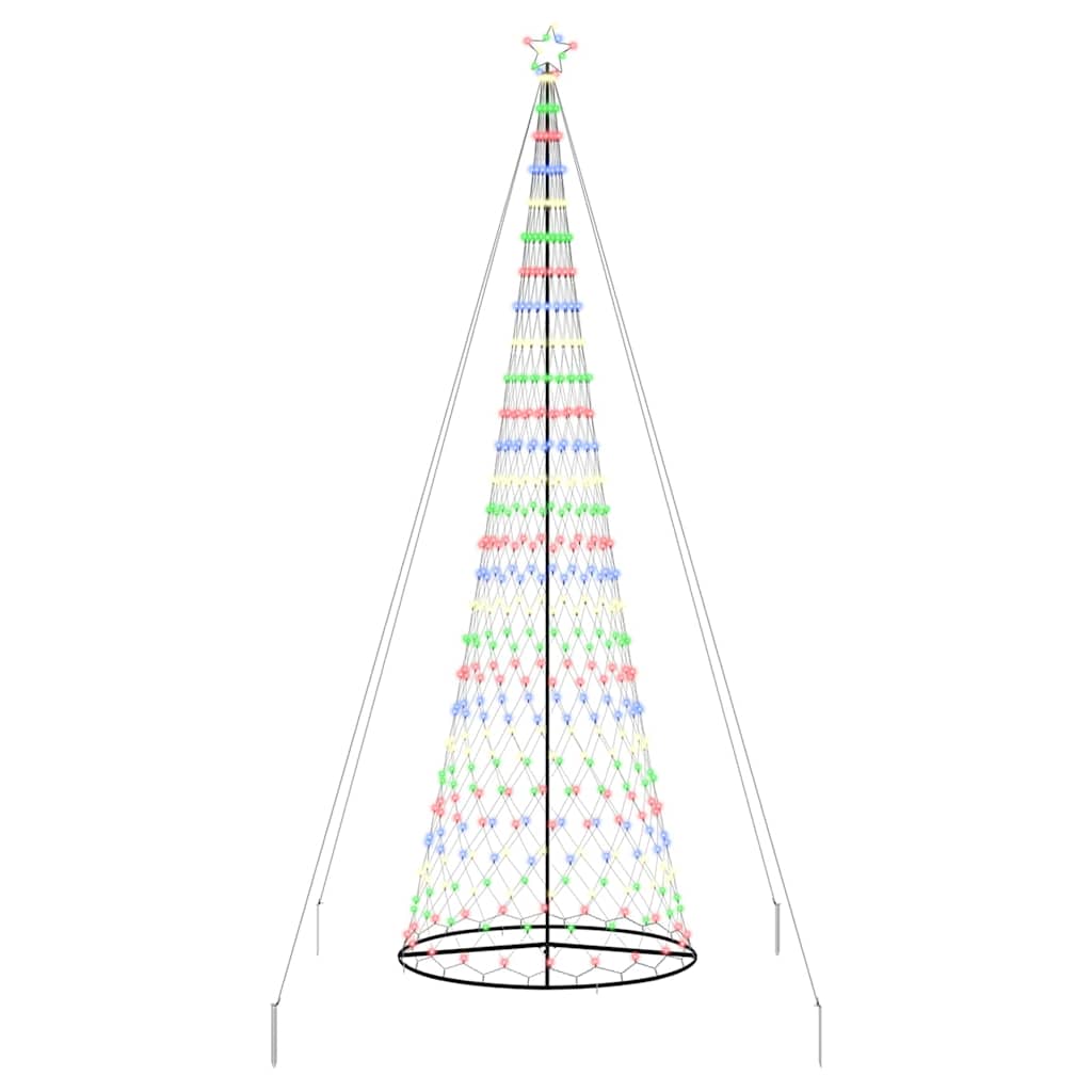 LED Christmas Tree Multicolour 160 x 160 x 500 cm Metal